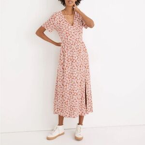 Madewell Clara Midi Dress in Falling Daisies